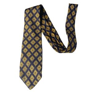 Vtg Michelsons of London Harrods Knightsbridge Silk necktie made in England